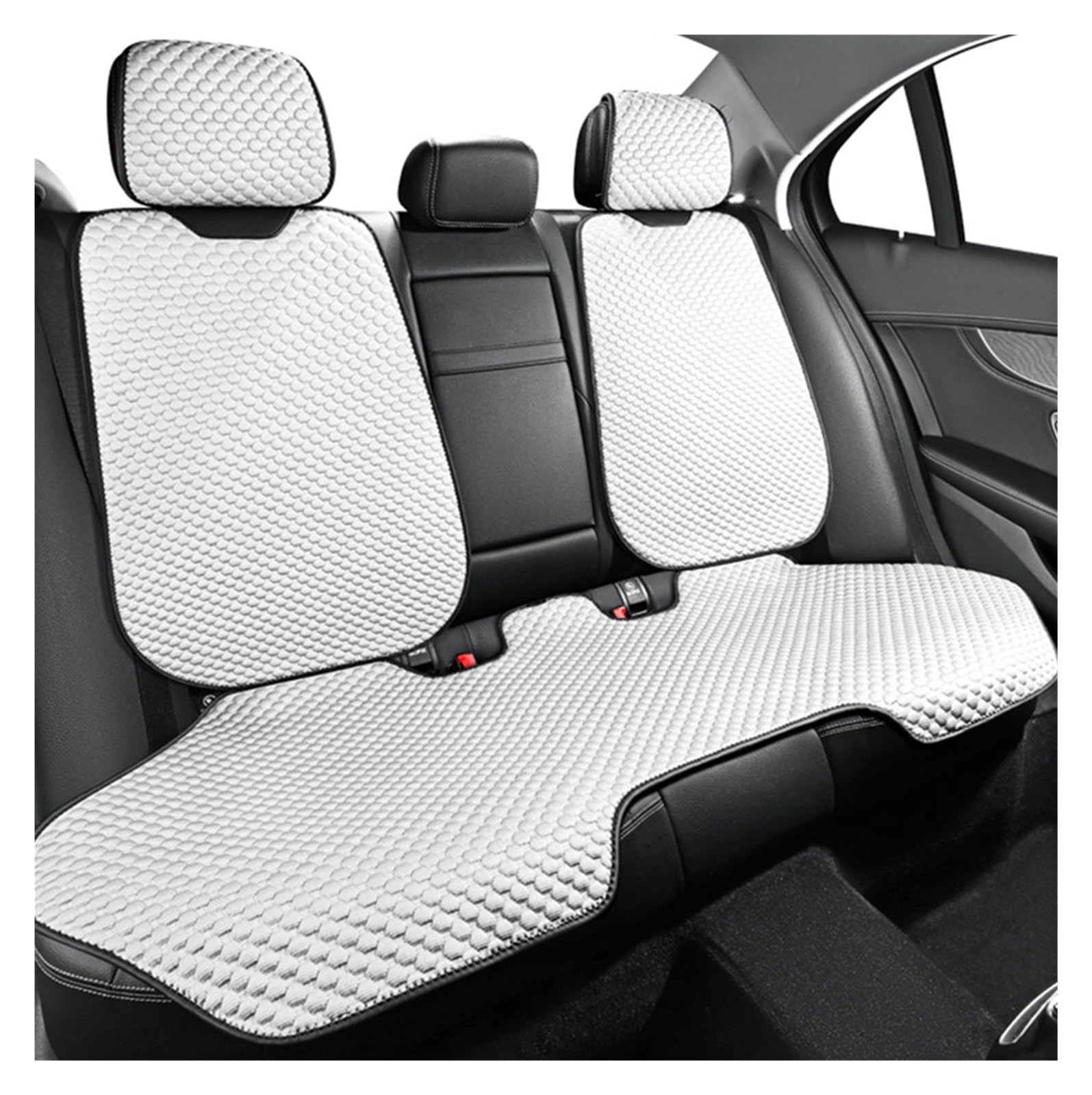 HILLAR Sitzbezüge Auto Für MG ZS HS Für MG5 Für MG3 Für Voiture Seidenmaterial Autositzbezug Auto-Sitzbezüge(1 Piece h) von HILLAR