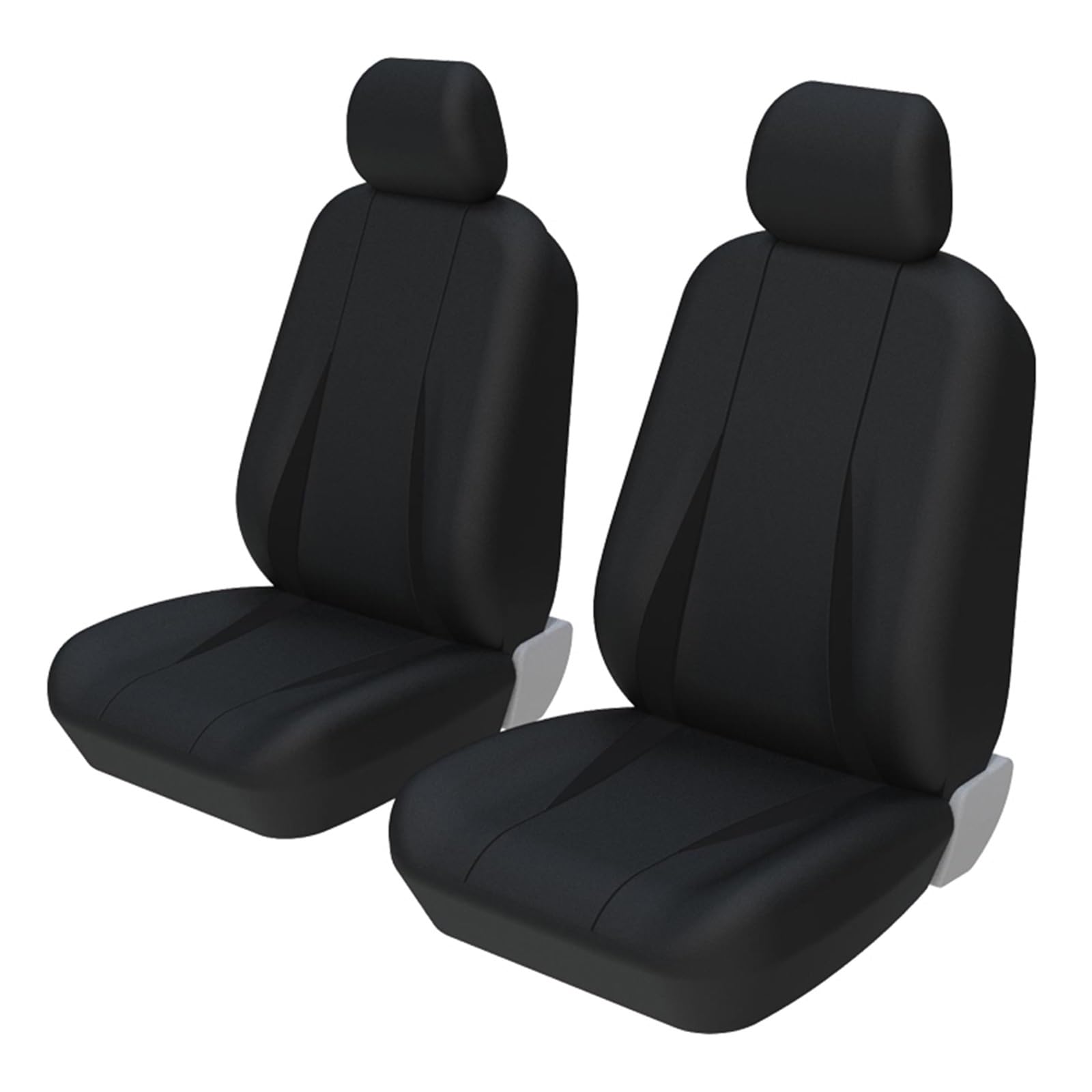 HILLAR Sitzbezüge Auto Für Nissan Für Premiere Vollständiger Satz Autositzbezüge Schutzbezüge Universalgröße Waschbar Auto-Sitzbezüge(2-seat Black) von HILLAR