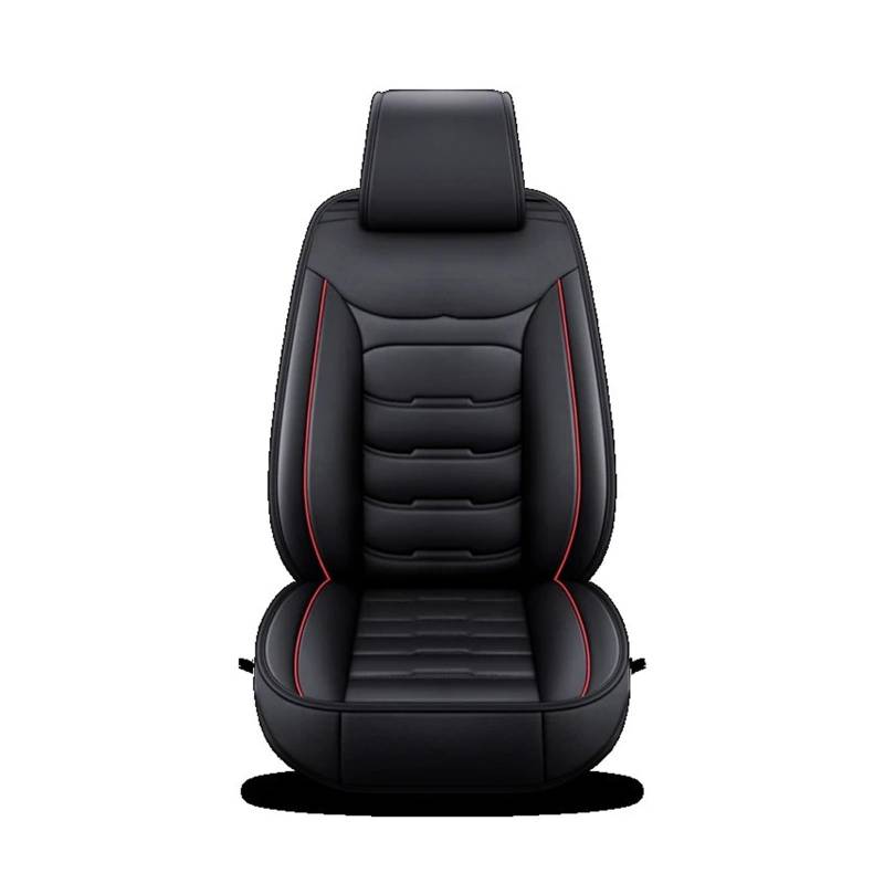 HILLAR Sitzbezüge Auto Für Serie 5 E34 E39 E60 E61 F07 F10 F11 F18 G30 G31 G38 Universal Leder 3D Autositzbezug Auto-Sitzbezüge(1 Seat) von HILLAR