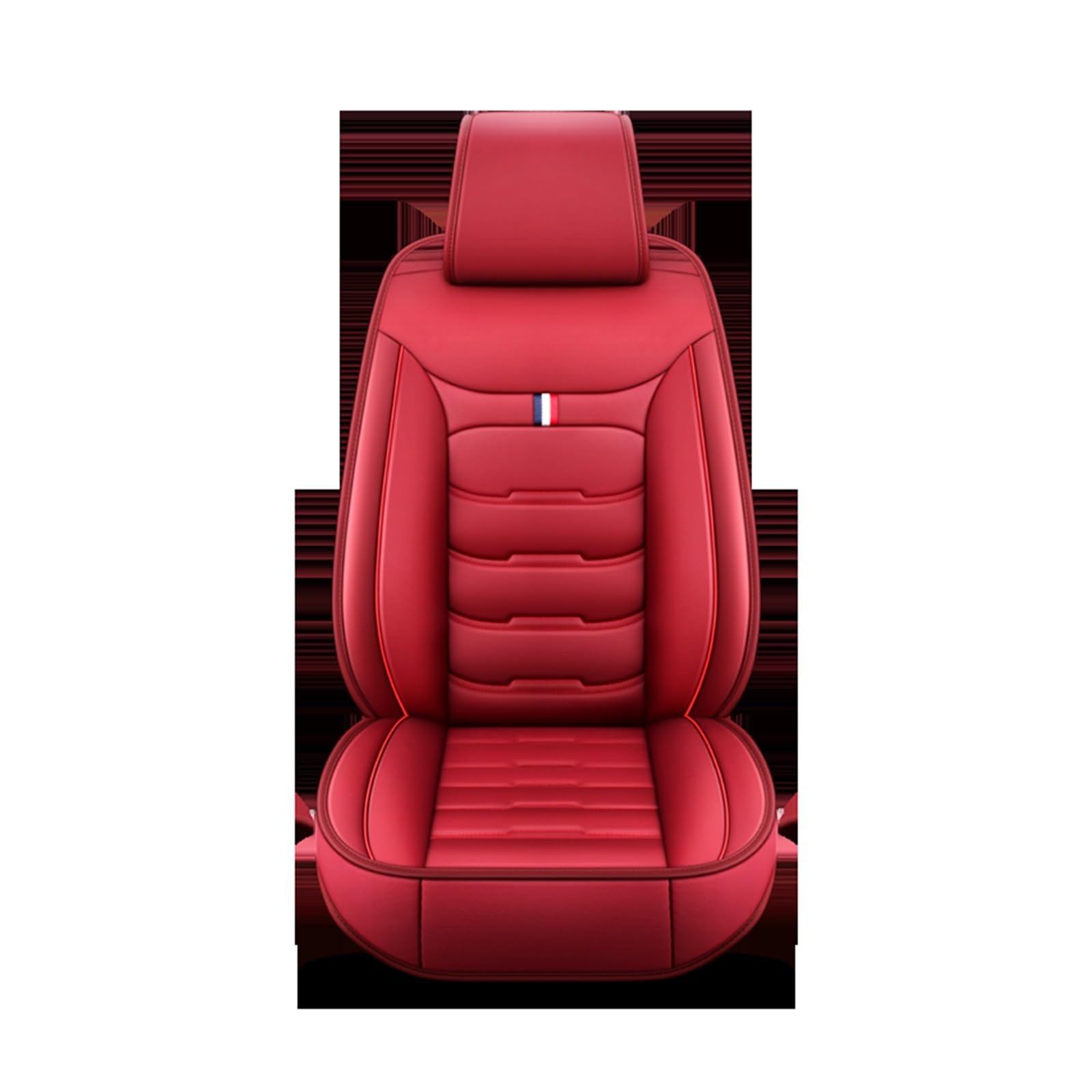 HILLAR Sitzbezüge Auto Für Suzuki Für Vitara Für Jimny Für Swift SX4 2007 2010 2011 Alle Modelle Leder Auto Sitzbezug Auto-Sitzbezüge(1 seat Red) von HILLAR