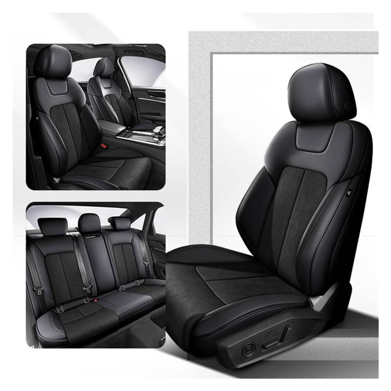 HILLAR Sitzbezüge Auto Für TT MK2 Q7 4L Q5 A7 A6 C7 Custom Auto Sitzbezug Auto Zubehör Innen 360 ° Surround Protector Auto-Sitzbezüge(Color I) von HILLAR