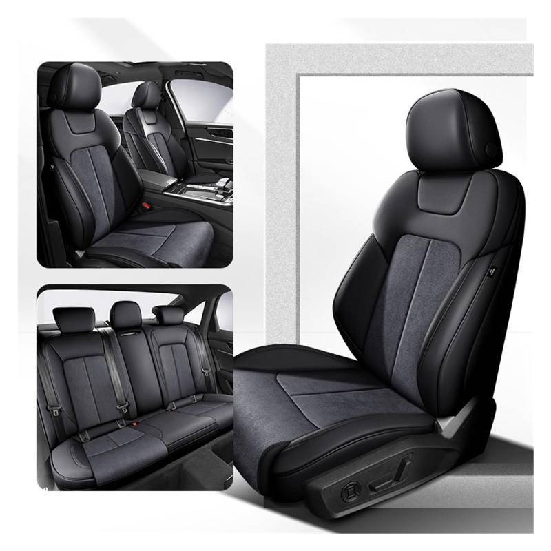 HILLAR Sitzbezüge Auto Für TT MK2 Q7 4L Q5 A7 A6 C7 Custom Auto Sitzbezug Auto Zubehör Innen 360 ° Surround Protector Auto-Sitzbezüge(Color N) von HILLAR