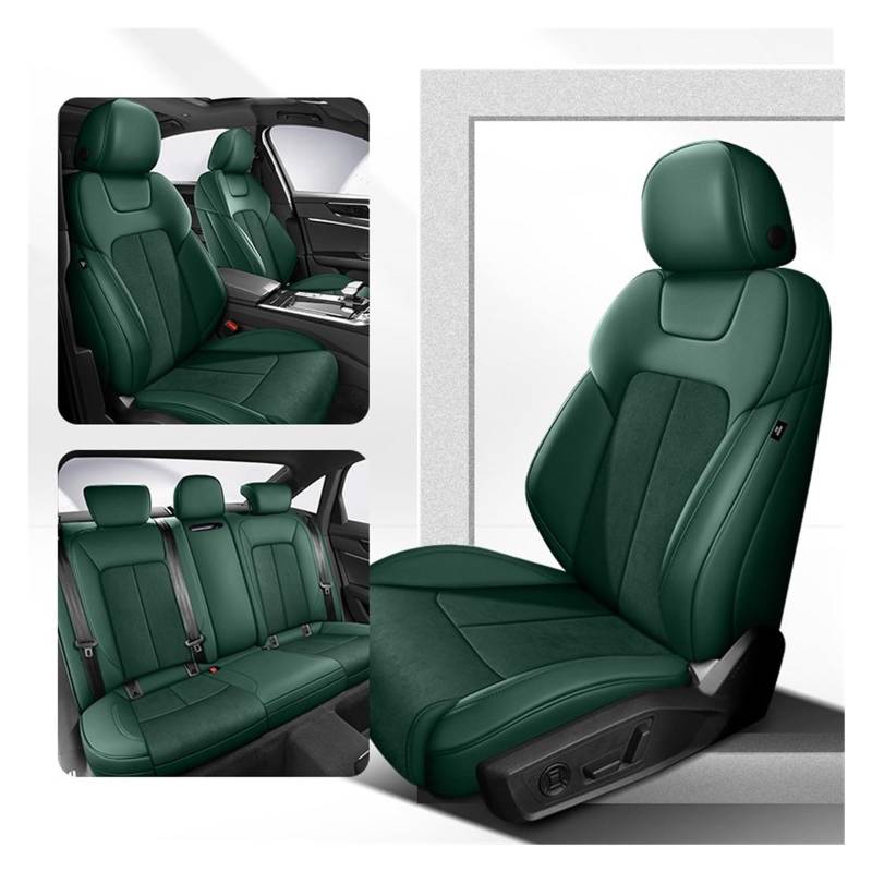 HILLAR Sitzbezüge Auto Für VW Für Golf 4 5 7 8 Für Golf Für GTI Leder All Inclusive Auto Sitz Abdeckung Auto Zubehör Innen Schutz Auto-Sitzbezüge(Color L) von HILLAR