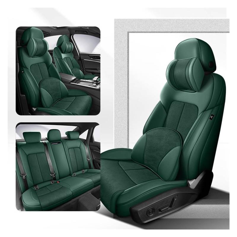 HILLAR Sitzbezüge Auto Für VW Für Golf 4 5 7 8 Für Golf Für GTI Leder All Inclusive Auto Sitz Abdeckung Auto Zubehör Innen Schutz Auto-Sitzbezüge(Color Y) von HILLAR