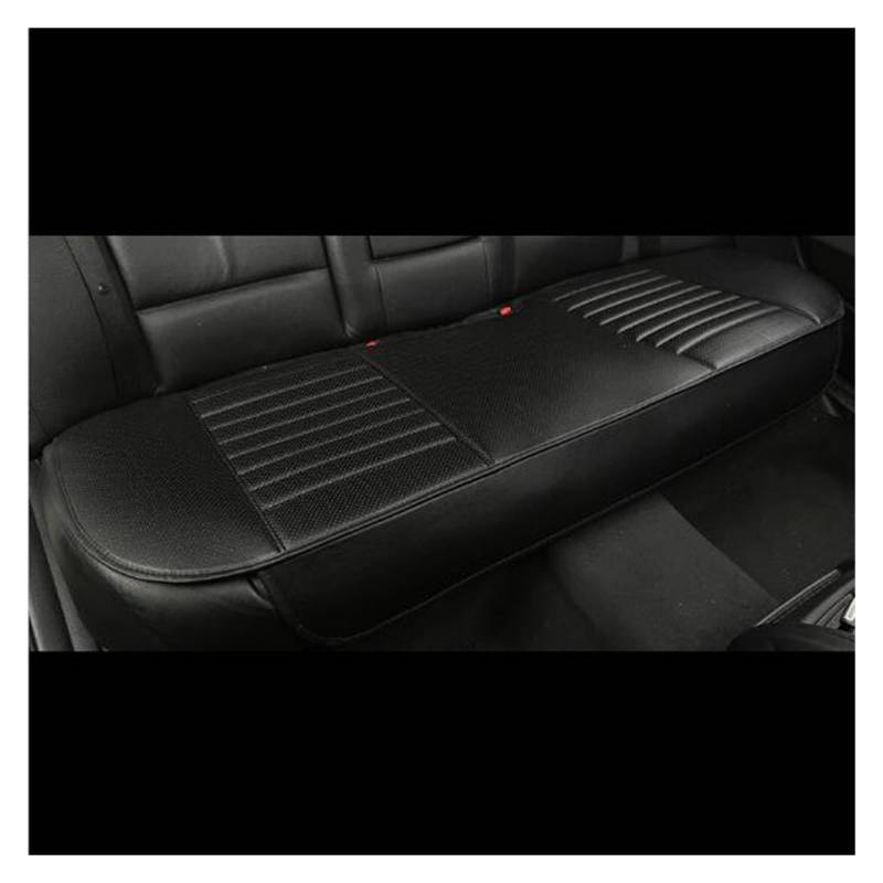 HILLAR Sitzbezüge Auto Universal Auto Sitz Abdeckung Atmungsaktive PU Leder Pad Matte Für Auto Stuhl Kissen Auto Vordersitz Abdeckung Vier Jahreszeiten Anti Slip Matte Auto-Sitzbezüge(Black a) von HILLAR