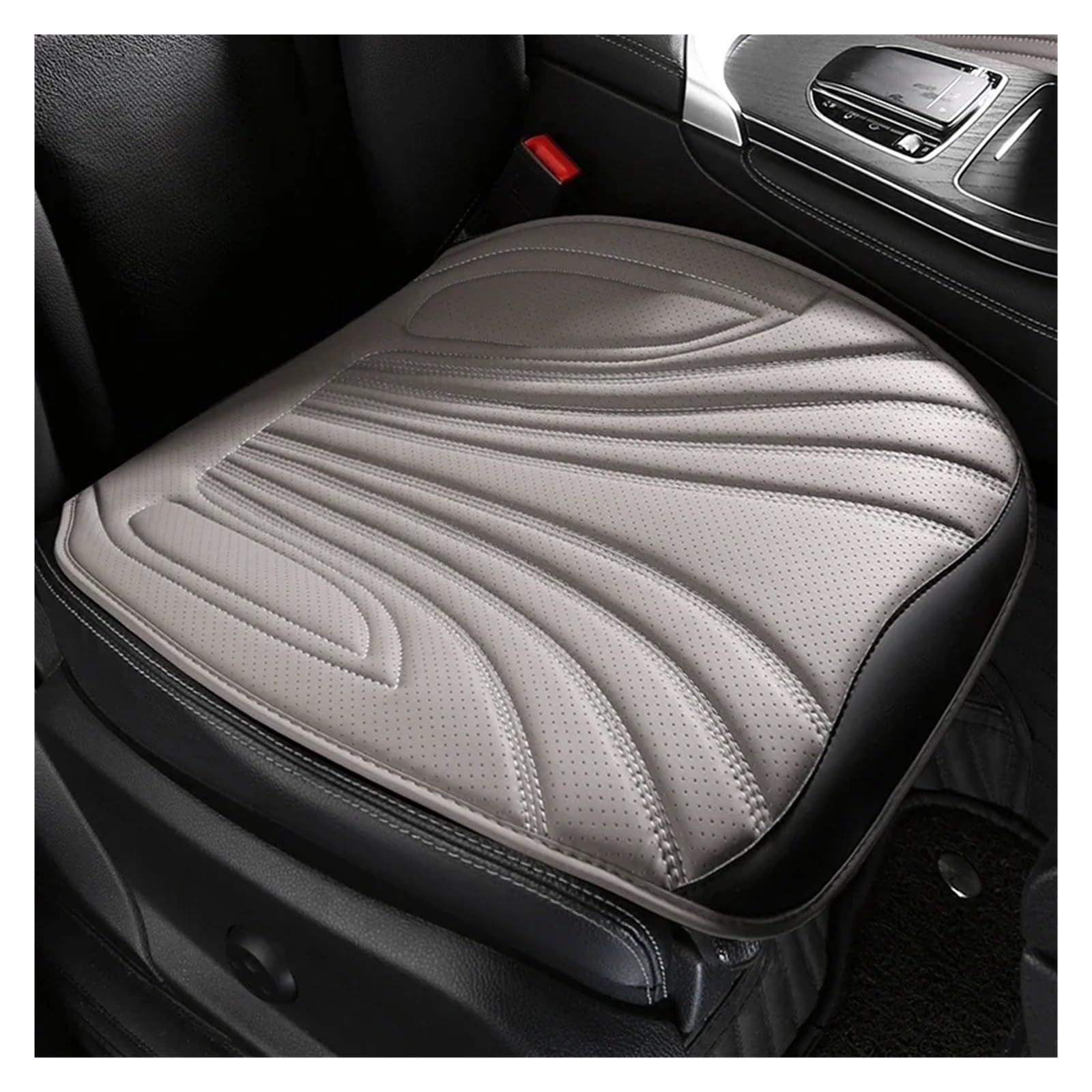 HILLAR Sitzbezüge Auto Universal Auto Sitz Abdeckung Vier Saison Auto Atmungsaktive Sattel Pad Sitzbezüge Für Auto Coole Sitze Abdeckung Schutz Auto-Sitzbezüge(Grey Front seat) von HILLAR