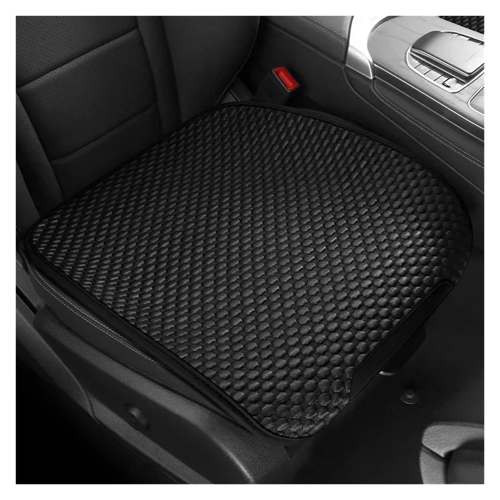 HILLAR Sitzbezüge Auto Universal Auto Sitz Abdeckung Vier Saison Auto EIS Seide Atmungsaktive Sitzbezüge Für Auto Kühlen Sitze Abdeckung Schutz Auto-Sitzbezüge(Black Front seat) von HILLAR