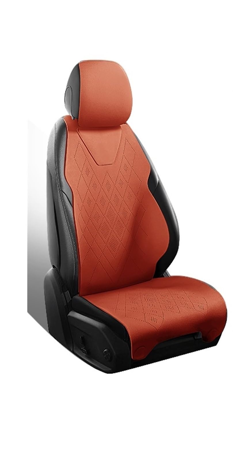 HILLAR Sitzbezüge Auto Universal Auto Zubehör Wildleder Sattel Sitzkissen Pad Halb Bedeckt Für Limousine SUV Wildleder Universal Set Abdeckung 5 Sitze Auto-Sitzbezüge(Color 1) von HILLAR