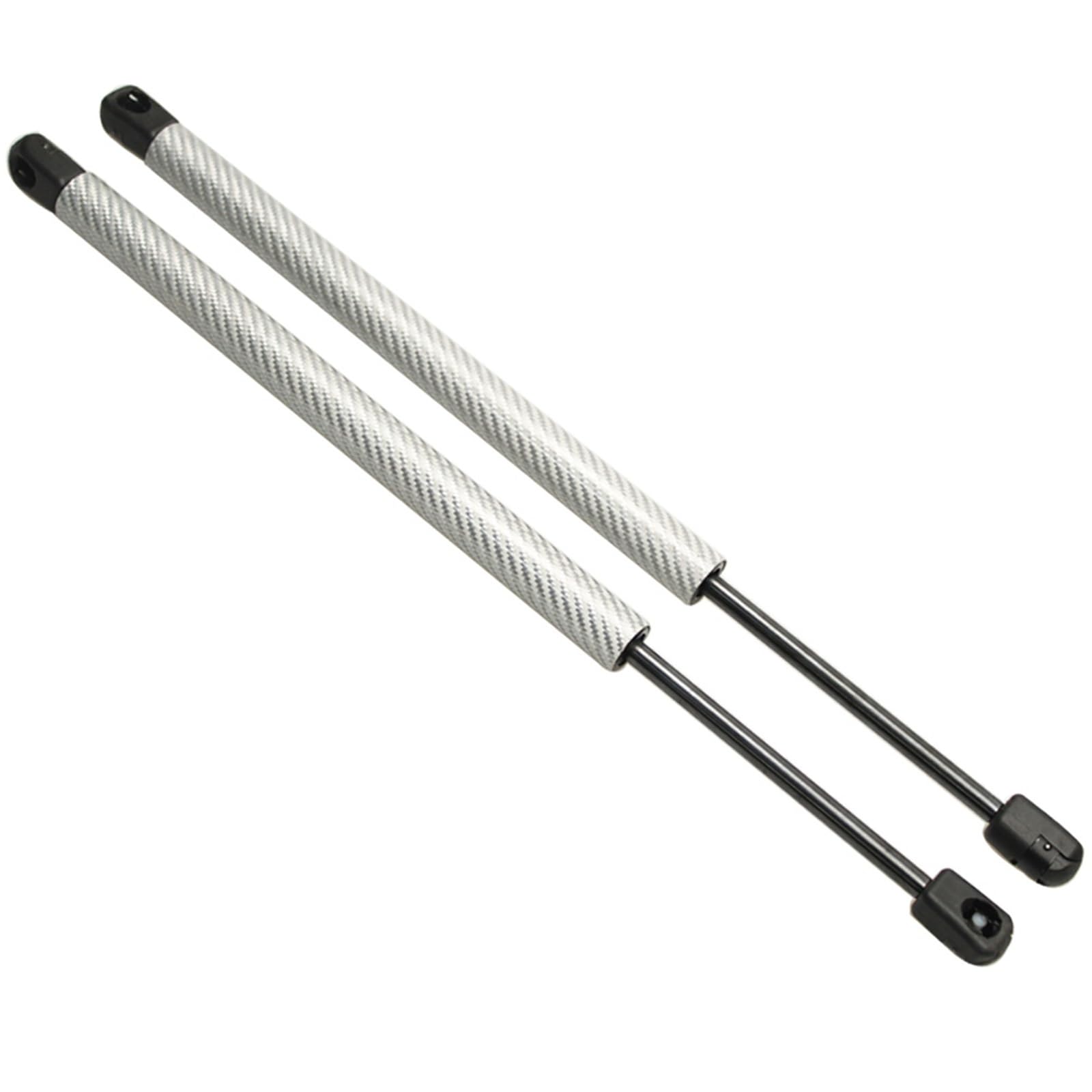 Hydraulische Gasfeder Für Clio MK3 Fließheck 2005-2012 Lift Unterstützt Streben Prop Stange Schocks Hinten Trunk-Boot Heckklappe Carbon Faser 1 Paar Hinten Heckklappe Dämpfer(Silver Carbon Fiber) von HILLAR