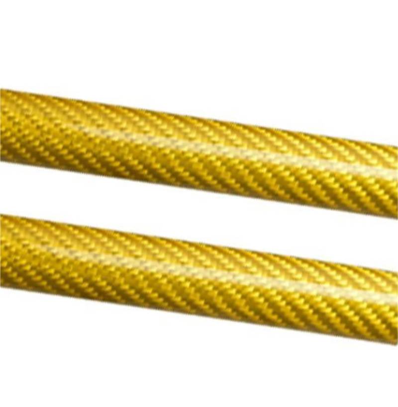 Hydraulische Gasfeder Für Subaru Für Justy Fließheck 2003-2008 Stamm Boot Streben Lift Unterstützung Zylinder Kolben Heckklappe Dämpfer Hinten Heckklappe Dämpfer(Yellow Carbon Fiber) von HILLAR