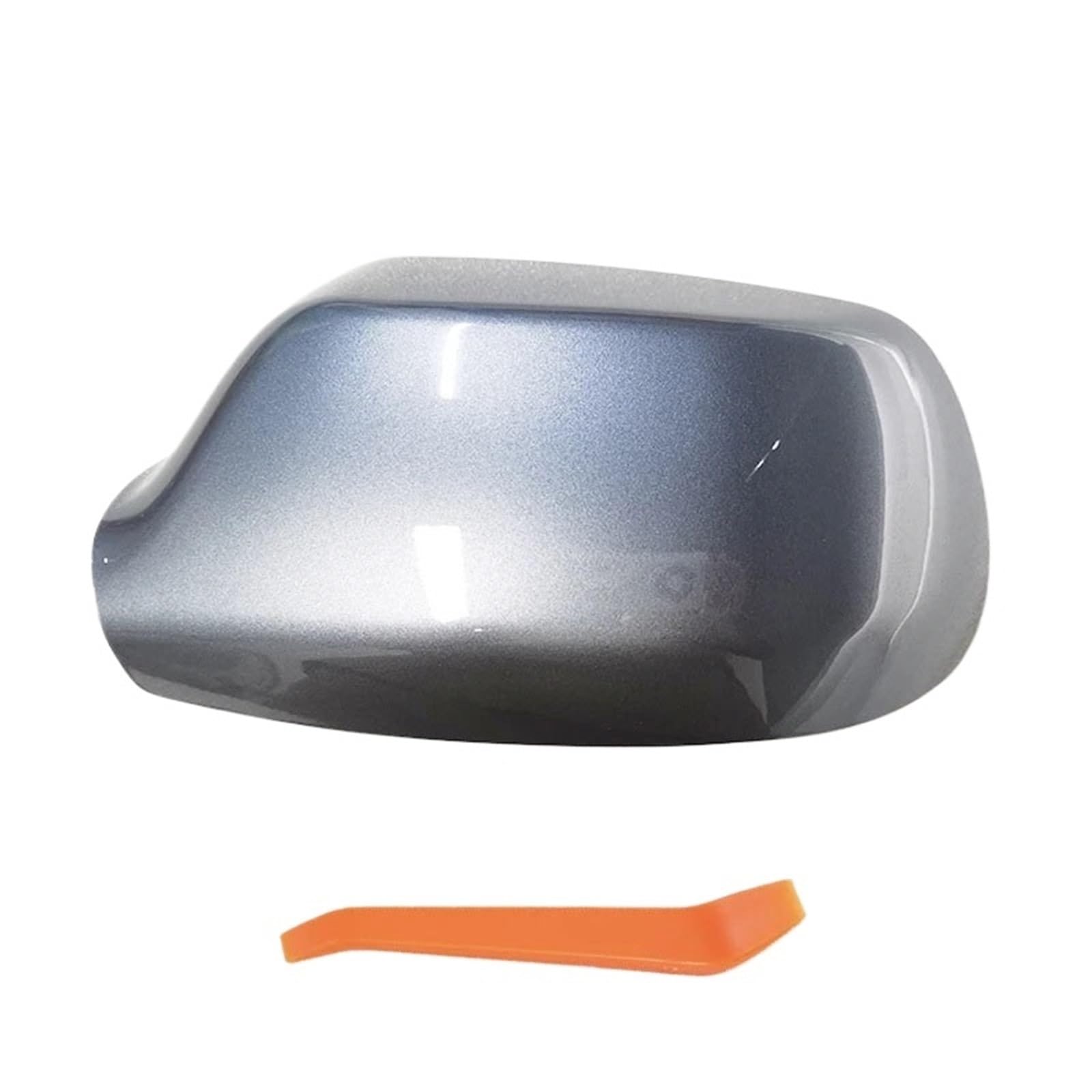 Rückspiegelkappe Für Mazda 2 Für Demio 2002-2006 Rückspiegel Abdeckung Gehäuse Deckel Fall Zubehör Auto Spiegelkappen(L Titanium gray) von HILLAR