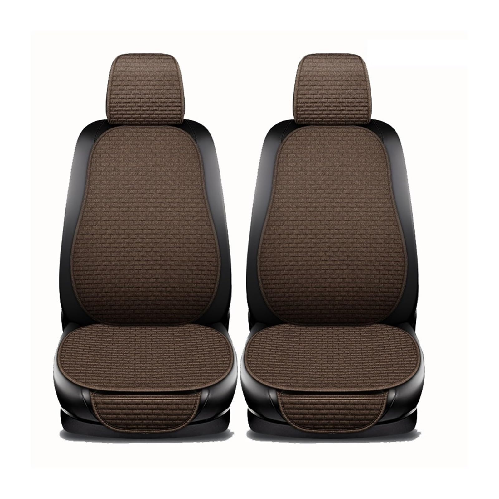 Sitzbezüge Auto Auto Sitz Abdeckung Vorne Hinten Zurück Flachs Sitzkissen Leinen Automobil Sitz Rückenlehne Protector Pad Auto Abdeckungen Matte Schützen Auto-Sitzbezüge(2 seat Coffee) von HILLAR