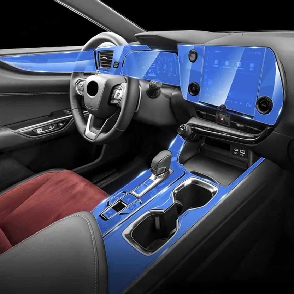 Für Lexus NX 250 350h 2022-2023 Autoinnenausstattung Mittelkonsole Transparente/Matte TPU Schutzfolie PPF Anti-Kratz-Reparaturfolie von HILUCKYY