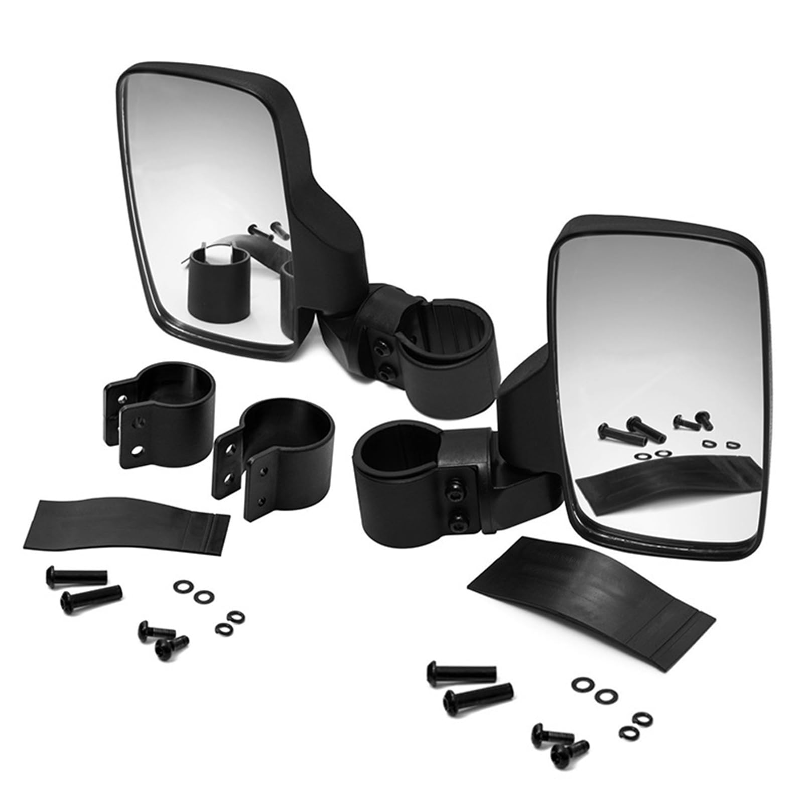 UTVMirrors Set Wide High-Definition-UTV-Rückspiegel mit 4,4 - 5,1 cm Halterung, passend für 4,4 cm (1,75 Zoll) von HINAYOSAN