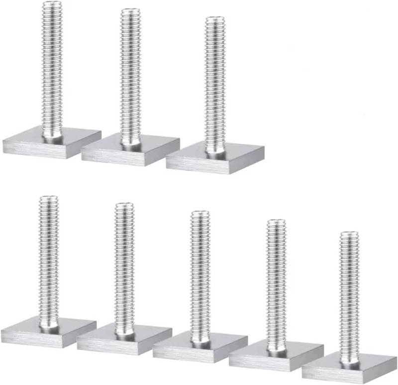 HIQE-FL 8pcs Nutsteine Set,T-Nut Adapter Menabo,T-Nut Adapter Dachbox,T-Track Adapter,T-Nut Thule,Nutsteine für Relingträger,T-Nut（35mm） von HIQE-FL