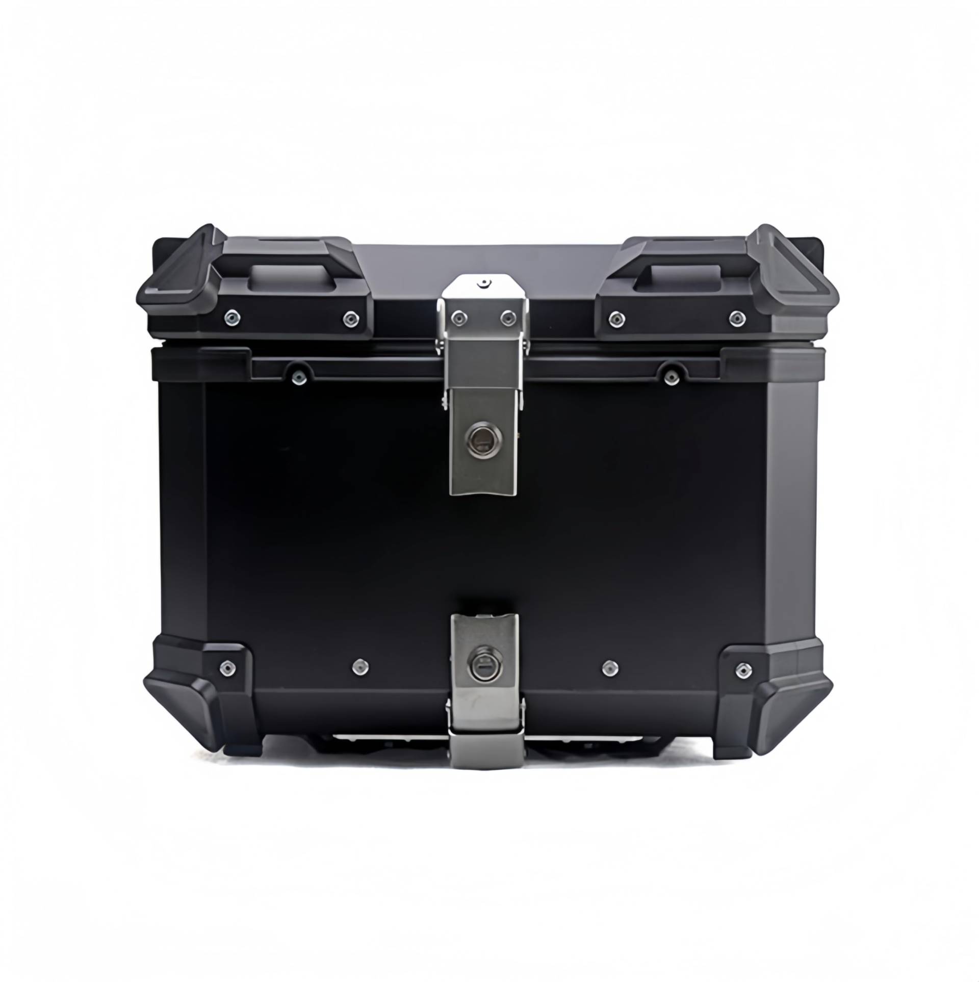 HIQIDI Motorrad-Topcase für NC750X / XADV, Aluminium-Motorrad-Topcase, wasserdichte Motorrad-Kofferraum-Tourenbox, Zubehör für Motorrad-Heckaufbewahrungsbox,45L-Schwarz von HIQIDI