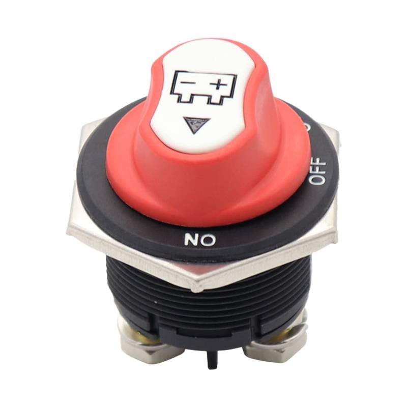 HISports Batterietrennschalter 12V-32V 200A Autobatterie Trennschalter Hauptschalter Wasserdicht Autobatterieschalter Battery Isolator Switch Autobatterie Isolator Schalter für Motorrad Boat Yacht von HISports