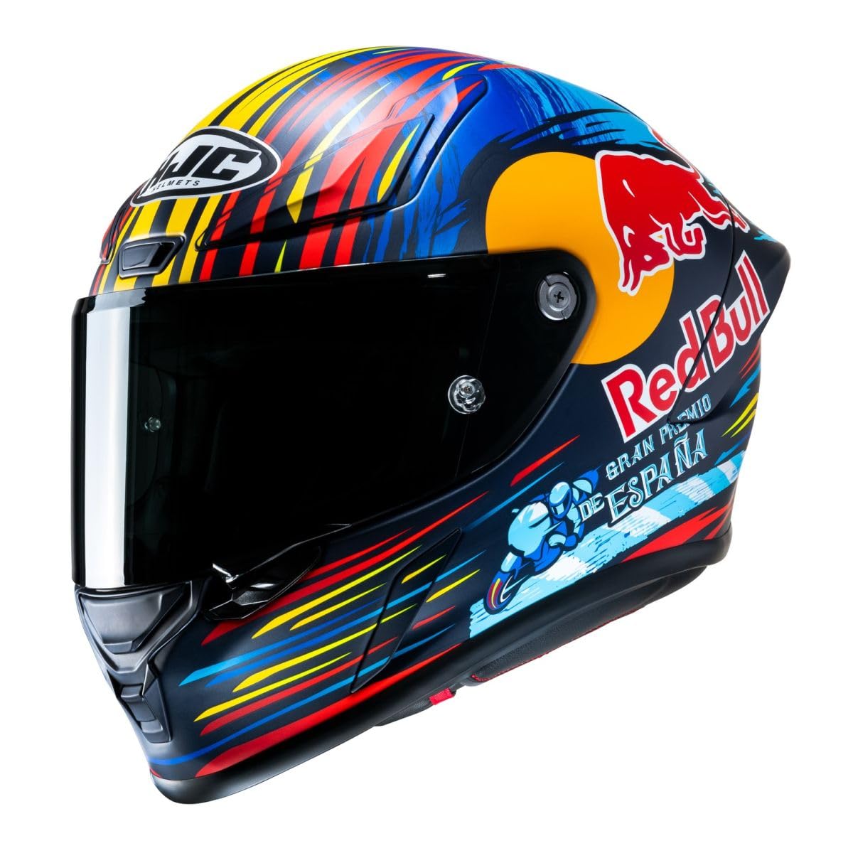 HJC, Integralhelme Motorrad RPHA 1 RED Bull Jerez GP, S von HJC Helmets