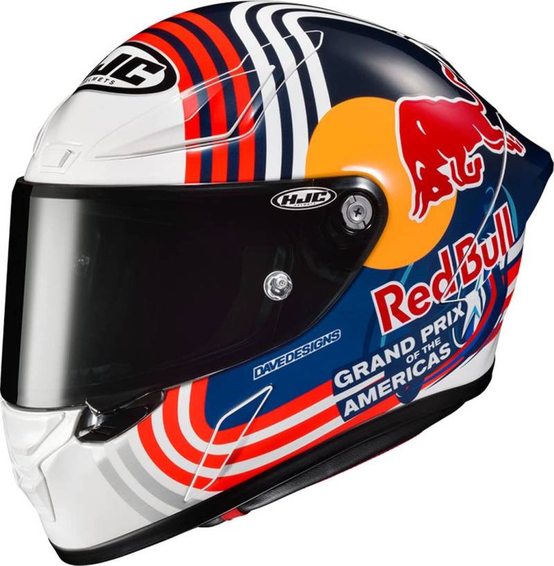 HJC, Integralhelme motorrad RPHA1 RED BULL AUSTIN GP MC21, S von HJC Helmets