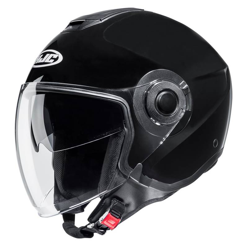 HJC, Motorrad-Jethelm i40N Schwarzes Metall, XXL von HJC Helmets