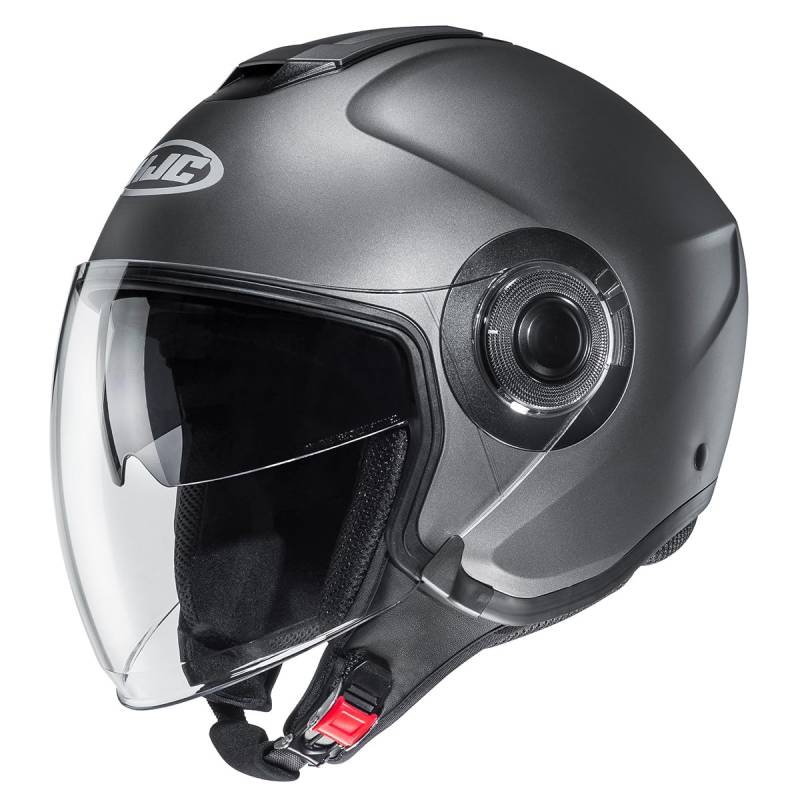 HJC, Motorrad-Jethelm i40N Semi Mat Titanium, XL von HJC Helmets