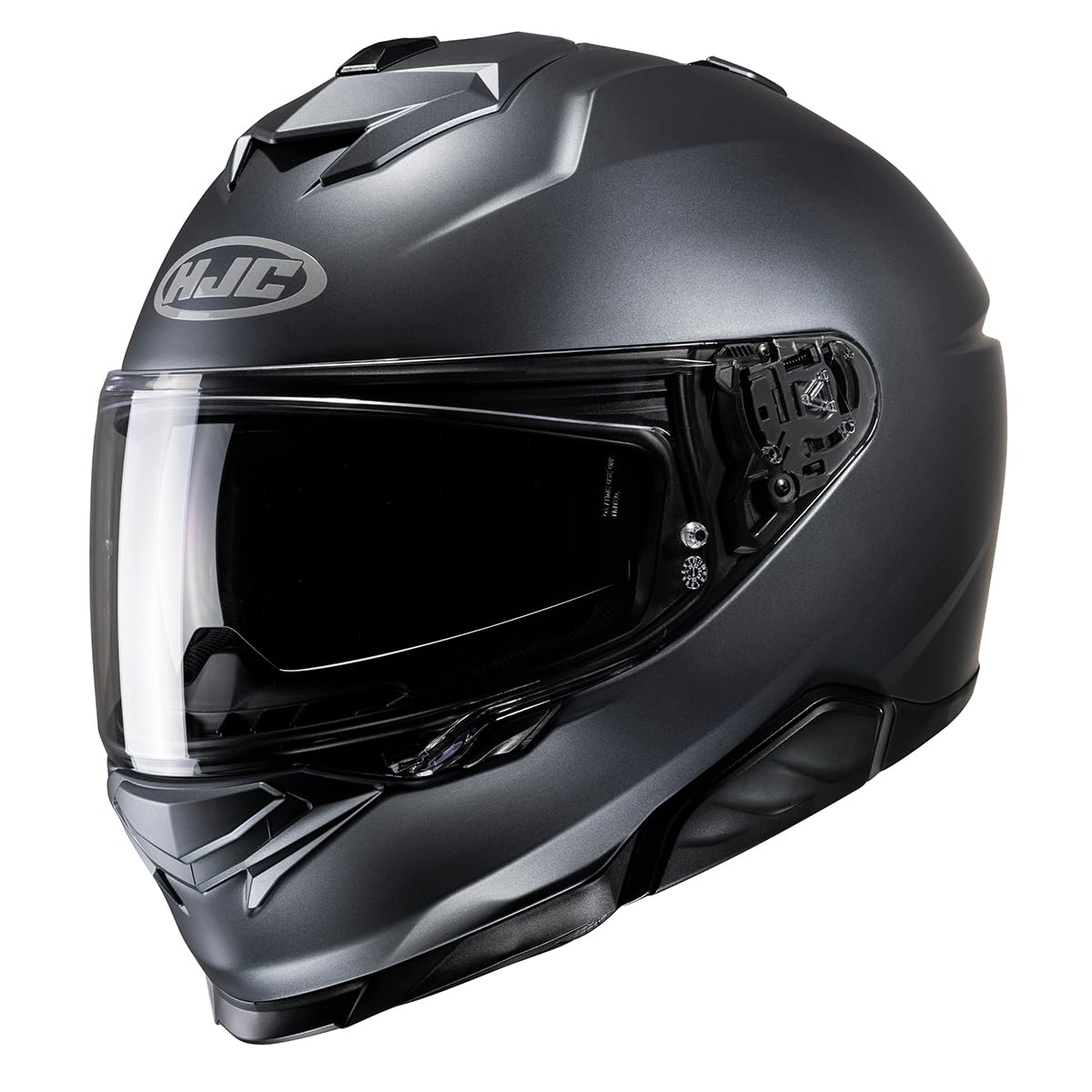 HJC, integralhelme motorrad I71 semi flat anthracite, XXL von HJC Helmets