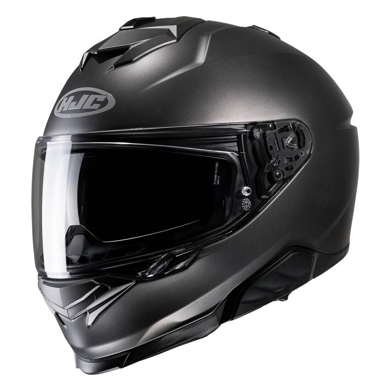 HJC, integralhelme motorrad I71 semi flat titanium, XXL von HJC Helmets