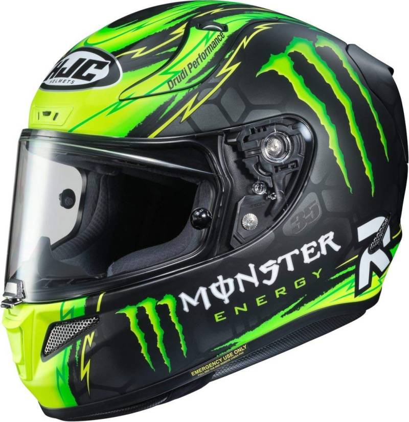 HJC Helmets R-PHA-11 CRUTCHLOW REPLICA BLACK/GREEN L MC4HSF von HJC Helmets