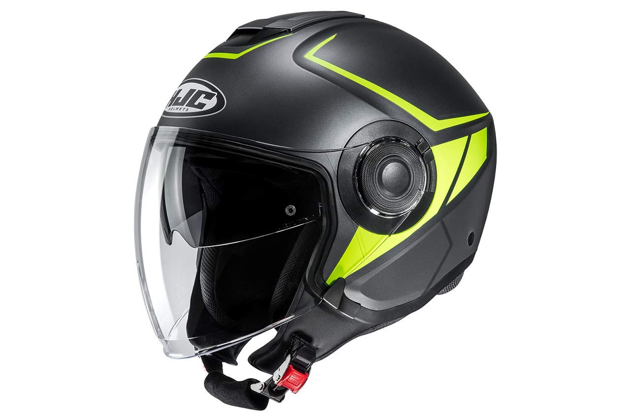 HJC Helmets jethelm, I40, CAMET, MC4HSF, M, schwarz gelb von HJC Helmets