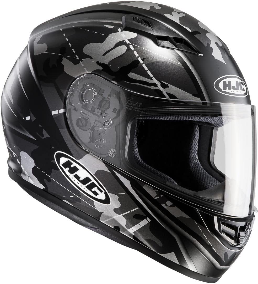 HJC Motorradhelm - CS 15 Songtan MC5SF, Noir/Transparent, Größe S von HJC Helmets