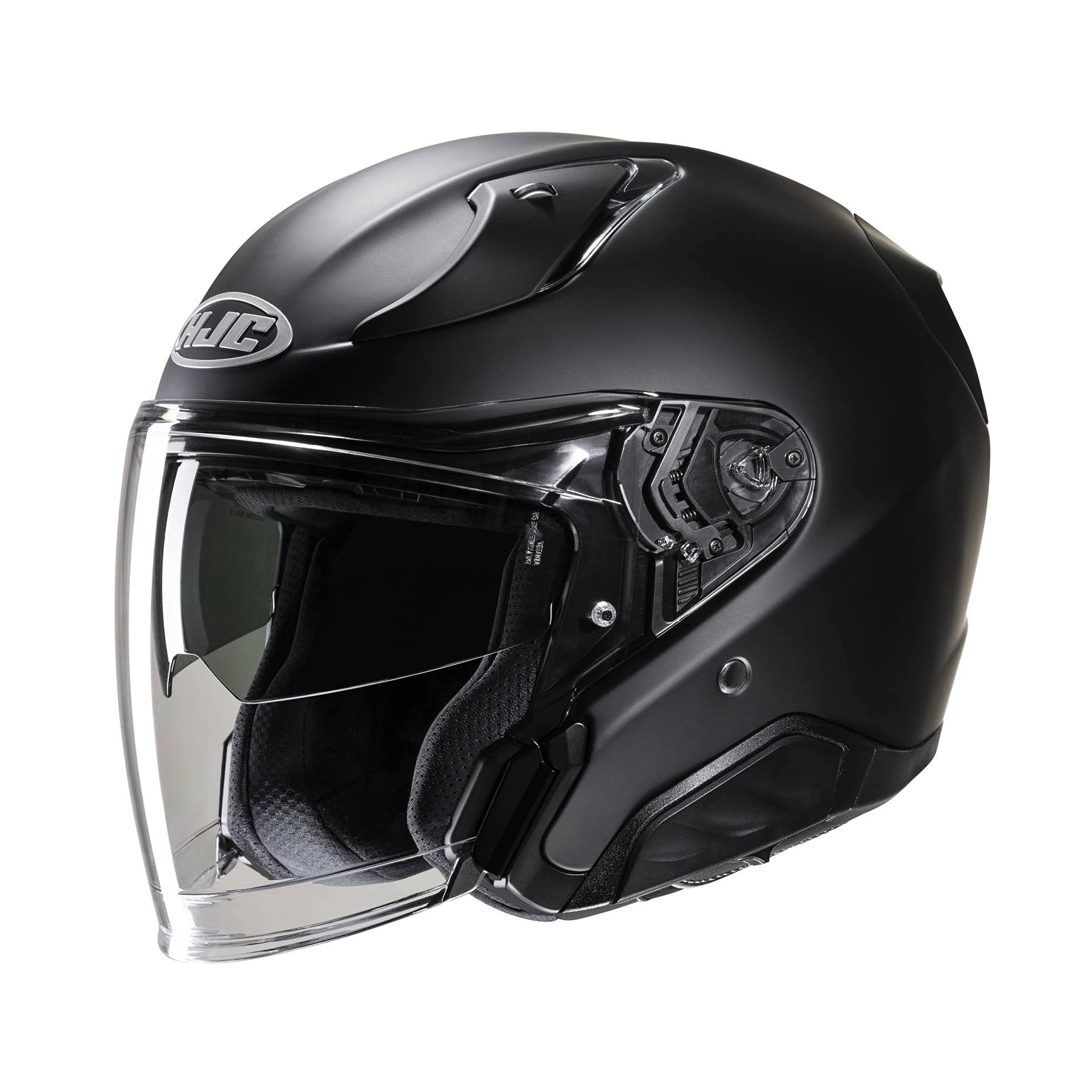 HJC RPHA 31 Solid Jethelm Motorradhelm mit Visier ECE 22.06, Matte Black, XL von HJC Helmets