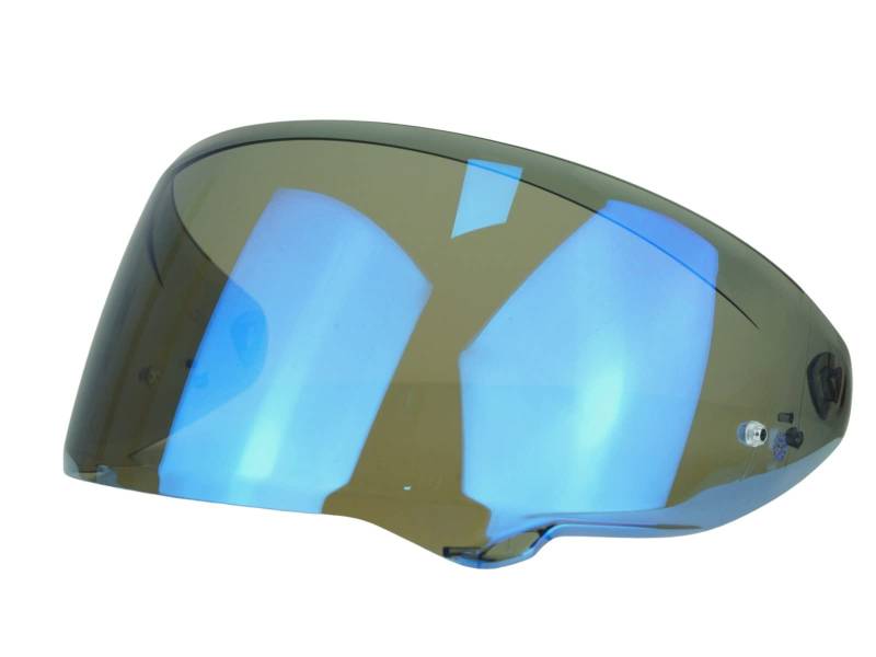 HJC Visier HJ38 passend für i71 und F71, BLAU VERSPIEGELT, I71 von HJC Helmets