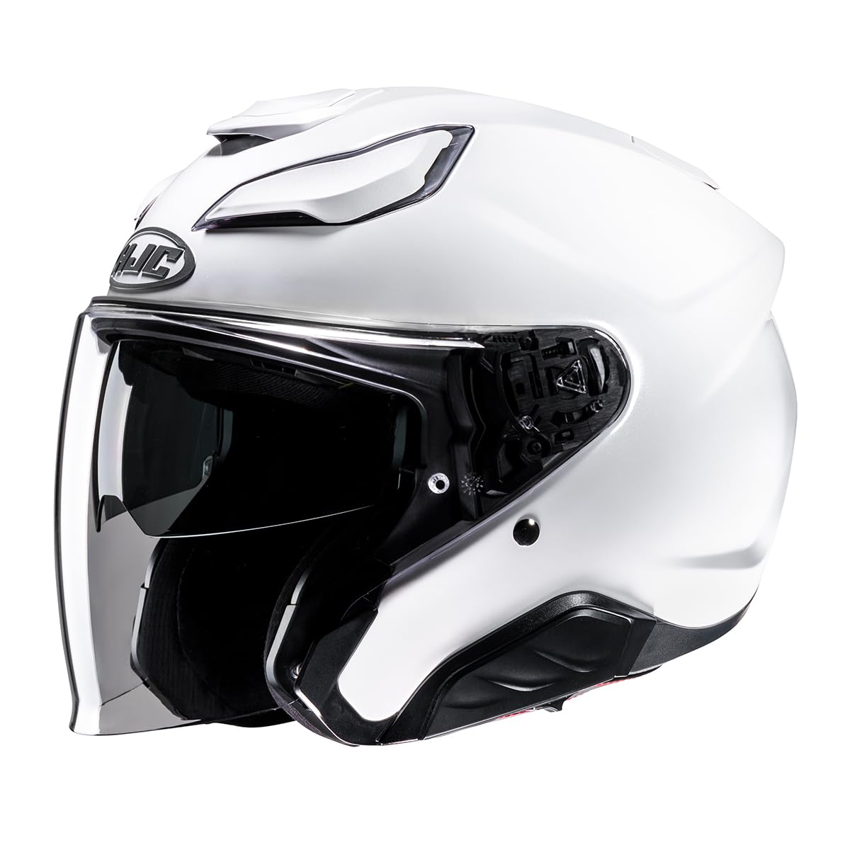 HJC, Jet-Motorradhelm F31 Perlweiss, XXL von HJC Helmets