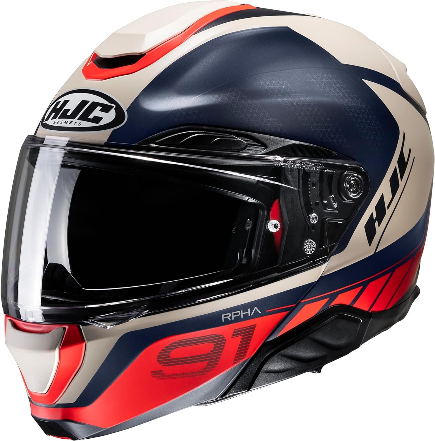 HJC, klapphelme motorrad RPHA91 RAFINO MC1SF, L von HJC Helmets