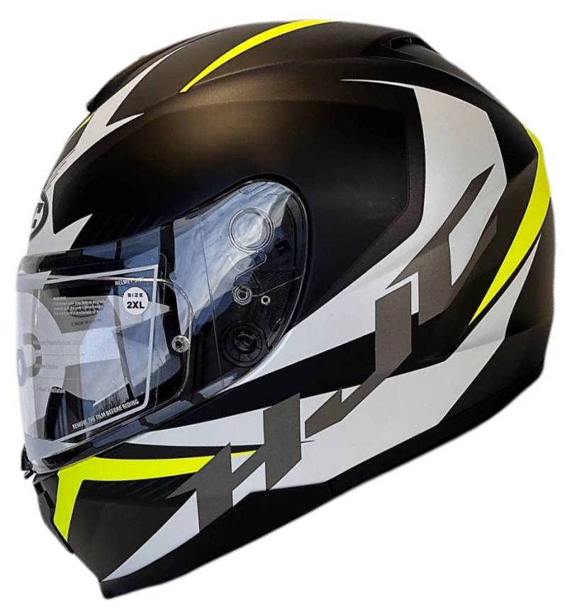 HJC C70 Troky Helm MC4HSF Schwarz Neongelb von HJC