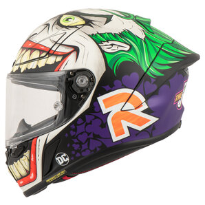 HJC RPHA 1 Joker DC Comics MC48SF Integralhelm Weiss Grün Lila von HJC