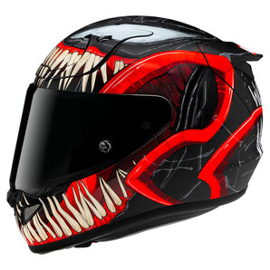 HJC RPHA 12 Venom 3 MC1SF Integralhelm Matt Rot Schwarz Weiss Anthrazit von HJC