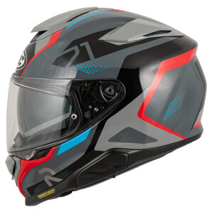 HJC RPHA 71 Hapel MC21 Integralhelm Grau Schwarz Rot Blau von HJC