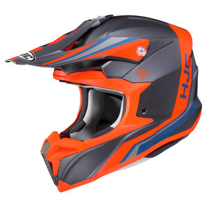 HJC i50 Flux MC6SF Crosshelm Matt Orange Schwarz Blau von HJC