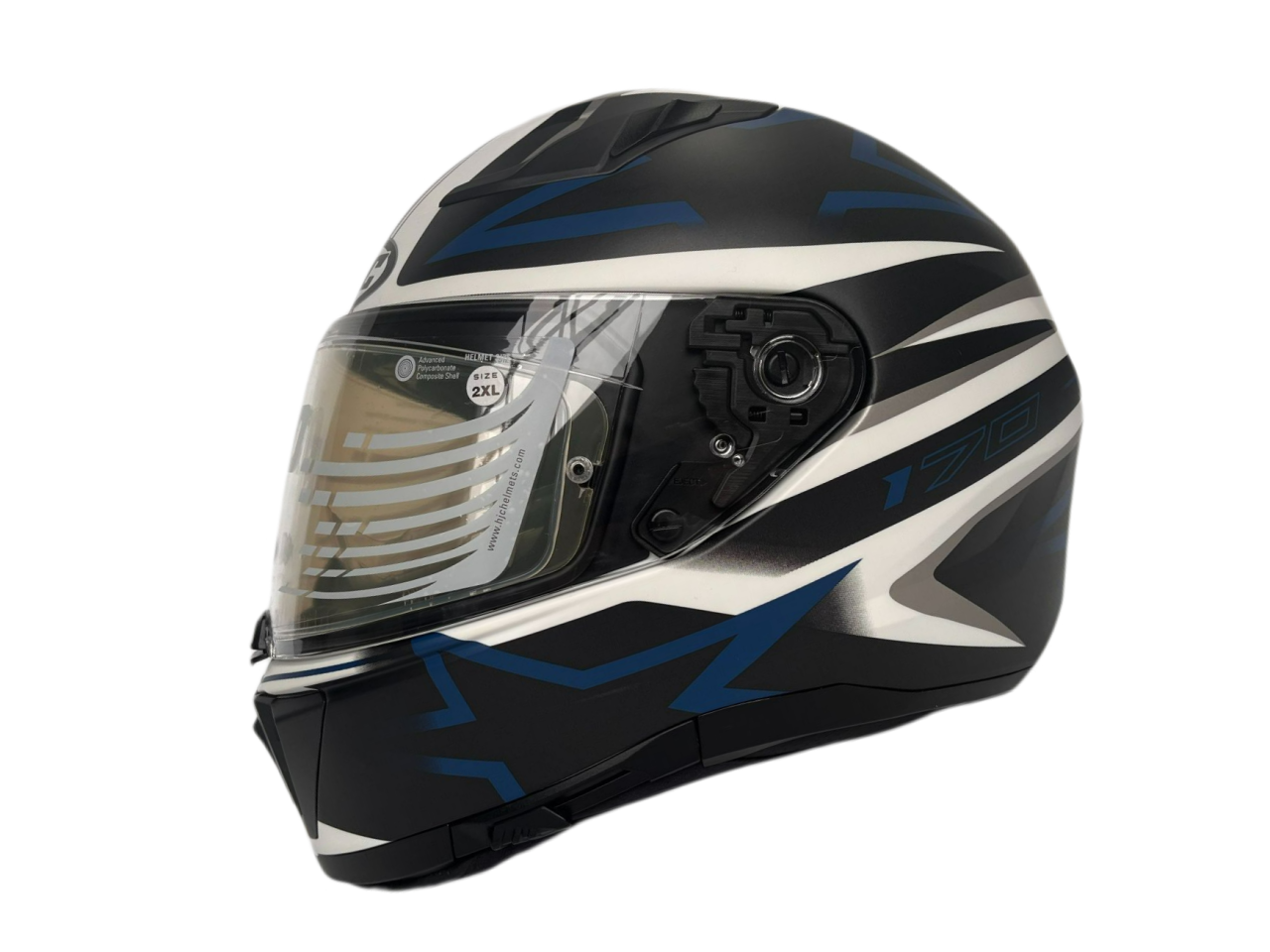 HJC i70 Cravia schwarz blau weiß Gr. XXL Motorradhelm von HJC