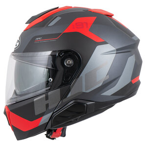 HJC i91 Carst MC1SF Klapphelm Schwarz Anthrazit Rot von HJC