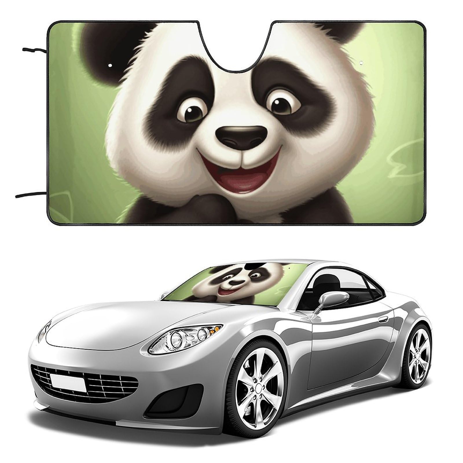 Auto Windschutzscheibe Sonnenschutz Abdeckung Panda Sonnenschutz Sonnenschutz Faltbar Auto Sonnenschutz Auto Windschutzscheibe Sonnenschutz für LKW Auto Windschutzscheibe Abdeckung von HJKBCV