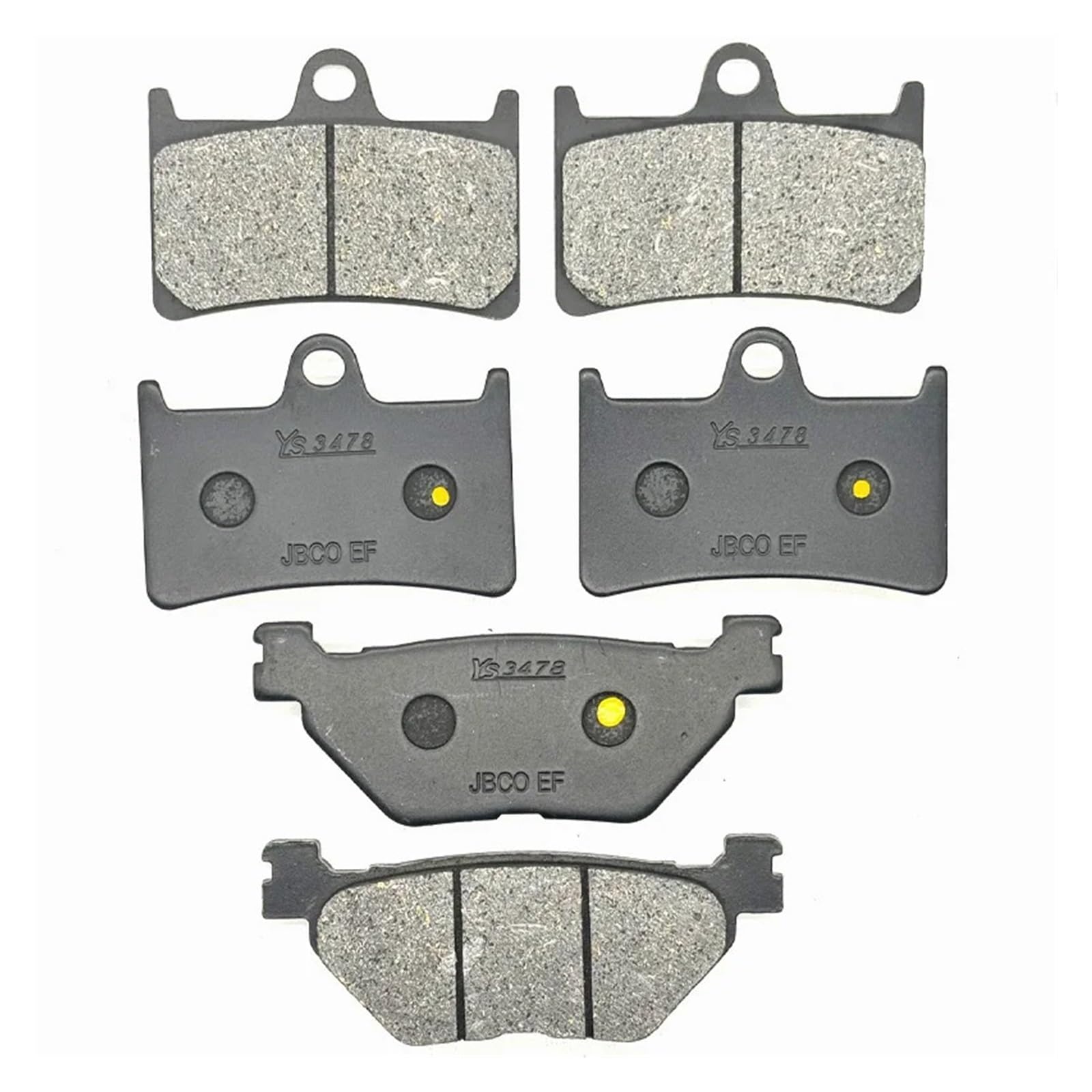 Motorrad Vorne Hinten Bremsbeläge for XP500 T MAX 530 2013-2014 XP500A T MAX 530 ABS 2013-2016 XP 500 500A TMAX500(Front Rear Pads) von HJKLDS