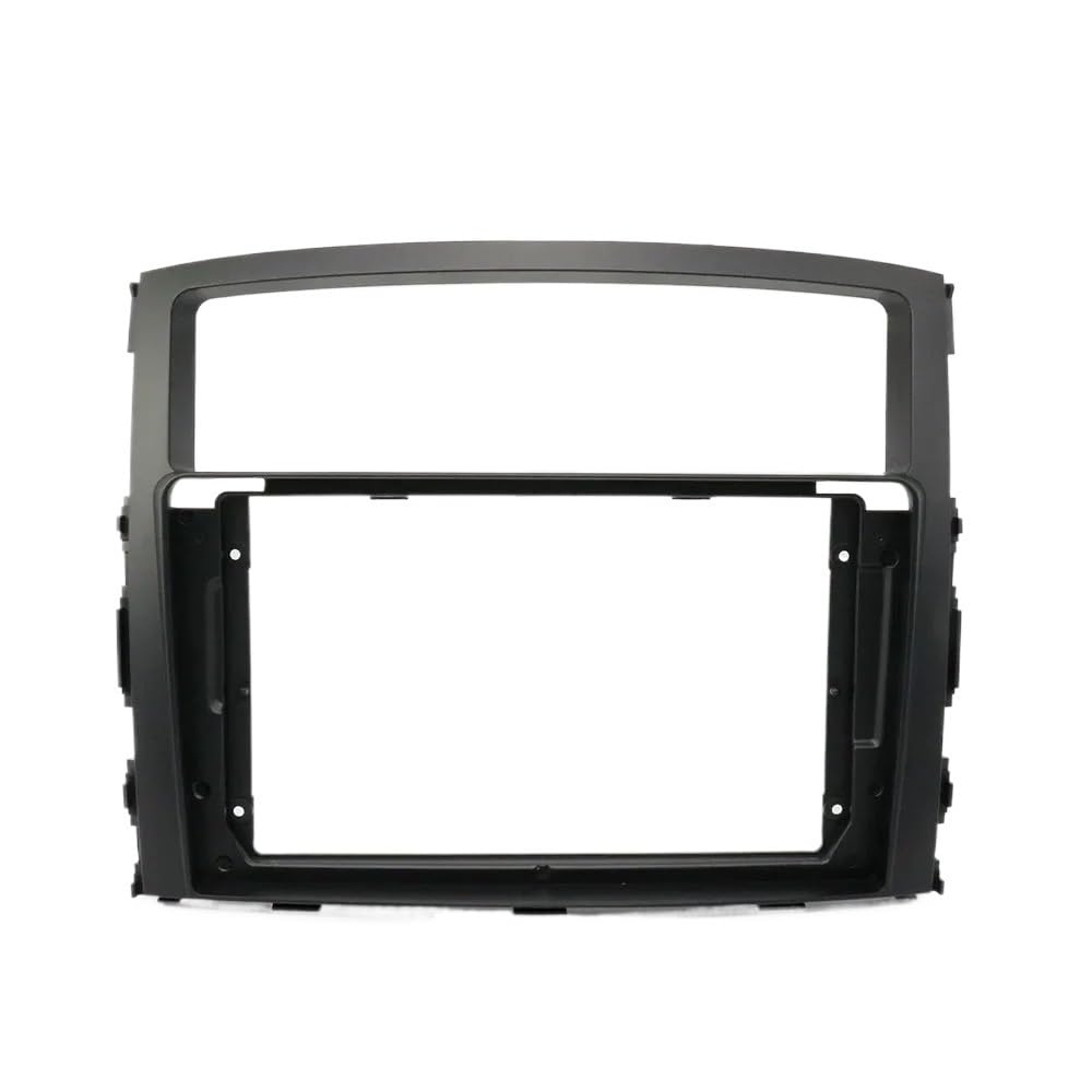 Auto Ersatz Kompatibel mit Pajero 2006-2017 9 Zoll Auto Navigation Panel Zubehör Armaturenbrett Rahmen Trim Innenraum Auto von HJLHUIDM