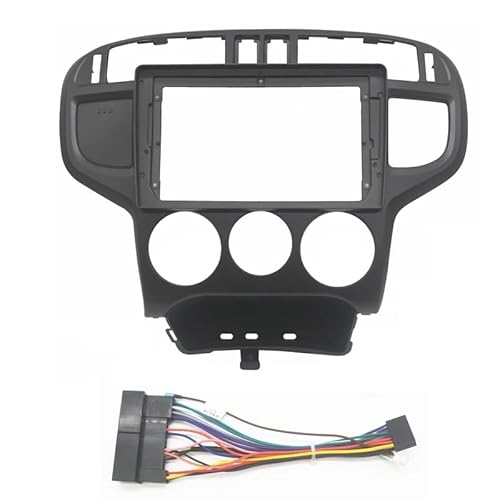 Autoradio-Rahmen-Set, 2 DIN, Android, kompatibel mit Matrix 2001–2010 (LHD), Auto-Stereo-Armaturenbrett-Blende, Frontplatte, Auto-Innenraum (Blende und Kabel) von HJLHUIDM