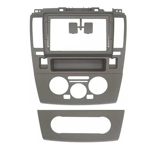 Autoradioblende für 2 DIN, kompatibel mit Tiida 2004–2011, Autoradio-Armaturenbrett-Halterung, Zierleisten-Set, Blende, Frontplatte, Auto-Innenraum (Faszie) von HJLHUIDM