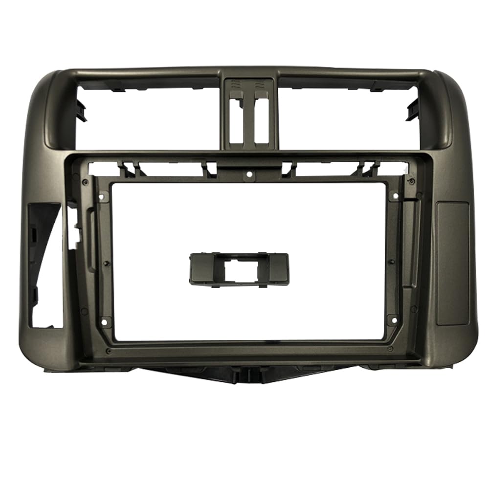 Ersatz-Auto-Flugzeugrahmen Faszienrahmen aus Kunststoff für Autoradio 2 DIN 9 Zoll kompatibel mit Prado TXL 2010-2013, Installation DVD GPS Mp5 ABS PC Dash Kit Innenraum Auto von HJLHUIDM