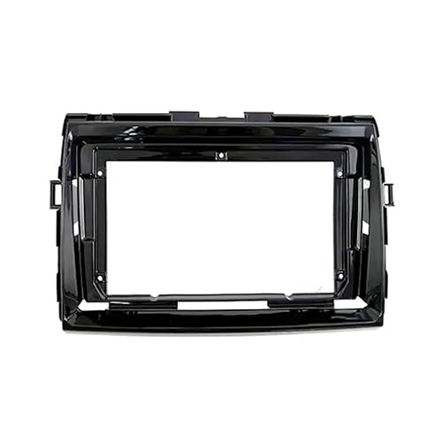 Ersatz-Autoradiorahmen, 9 Zoll, kompatibel mit PREVIA/Estima/Tarago Android MP5 Player Gehäuse 2 DIN Head Unit Fascia Stereo Dash Cover Autoinnenraum (UV Black) von HJLHUIDM