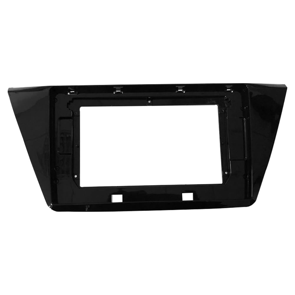 HJLHUIDM Auto Ersatz 10,1 Zoll Autoradio Blende Kompatibel mit Touran 2016-2018 Dash Trim Kit DVD GPS Navigation Rahmen Panel Auto Umrüstung Auto Innenraum von HJLHUIDM