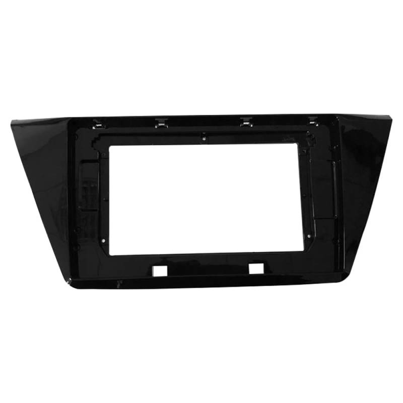 HJLHUIDM Auto Ersatz 10,1 Zoll Autoradio Blende Kompatibel mit Touran 2016-2018 Dash Trim Kit DVD GPS Navigation Rahmen Panel Auto Umrüstung Auto Innenraum von HJLHUIDM